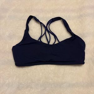 Navy Lulu sports bra